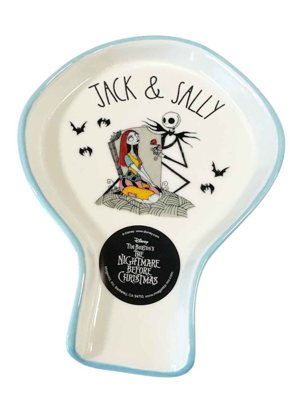 NEW Rae Dunn/Disney JACK & SALLY HALLOWEEN NIGHTMARE BEFORE CHRISTMAS SPOON REST